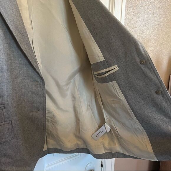 J.Crew Grey Wool Liner Schoolboy Blazer (8) - Picture 7 of 12